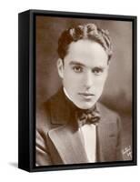 Charlie Chaplin (Sir Charles Spencer) English Comedian and Actor-null-Framed Stretched Canvas