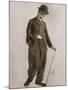 Charlie Chaplin (Sir Charles Spencer) English Comedian and Actor-null-Mounted Photographic Print