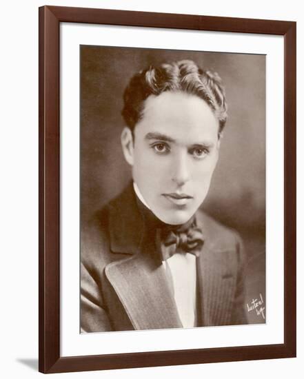 Charlie Chaplin (Sir Charles Spencer) English Comedian and Actor-null-Framed Photographic Print