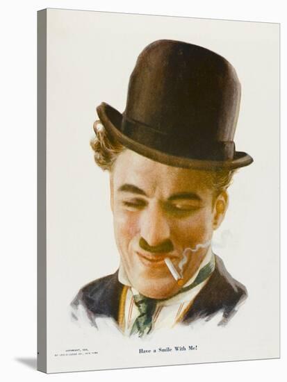 Charlie Chaplin (Sir Charles Spencer) English Comedian and Actor-null-Stretched Canvas