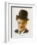 Charlie Chaplin (Sir Charles Spencer) English Comedian and Actor-null-Framed Art Print