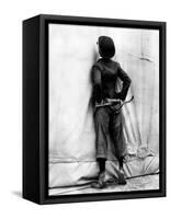 Charlie Chaplin. "The Circus" 1928, Directed by Charles Chaplin-null-Framed Stretched Canvas