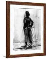 Charlie Chaplin. "The Circus" 1928, Directed by Charles Chaplin-null-Framed Photographic Print