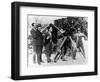 Charlie Chaplin. "The Gold Rush" 1925, Directed by Charles Chaplin-null-Framed Photographic Print