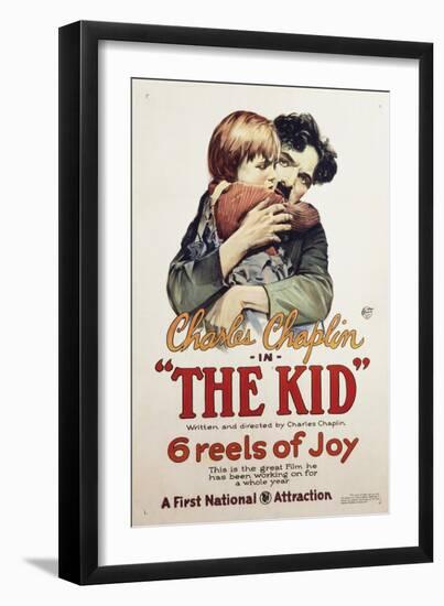 Charlie Chaplin - the Kid, 1921-null-Framed Giclee Print