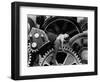 Charlie Chaplin. "The Masses" 1936, "Modern Times" Directed by Charles Chaplin-null-Framed Photographic Print