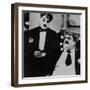 Charlie Chaplin with Eric Campbell in The Rink-null-Framed Premium Photographic Print