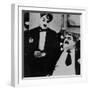 Charlie Chaplin with Eric Campbell in The Rink-null-Framed Premium Photographic Print