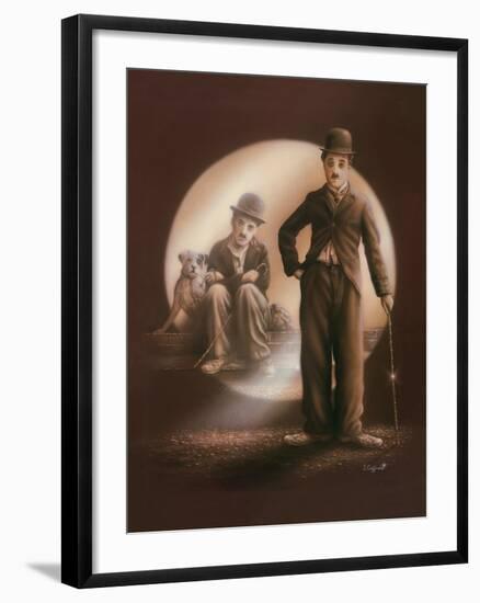 Charlie Chaplin-Stuart Coffield-Framed Giclee Print