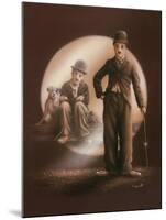 Charlie Chaplin-Stuart Coffield-Mounted Giclee Print