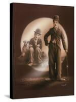 Charlie Chaplin-Stuart Coffield-Stretched Canvas