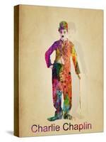 Charlie Chaplin-Mark Ashkenazi-Stretched Canvas