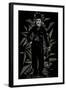 Charlie Chaplin-Cristian Mielu-Framed Art Print