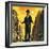 Charlie Chaplin-English School-Framed Giclee Print