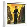 Charlie Chaplin-English School-Framed Giclee Print