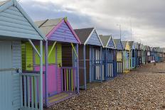 Beach Huts at Herne Bay, Kent, England, United Kingdom, Europe-Charlie Harding-Photographic Print