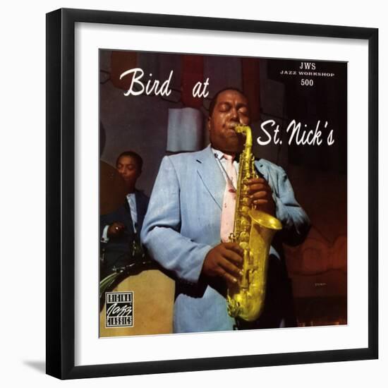 Charlie Parker, Bird at St. Nick's-null-Framed Art Print