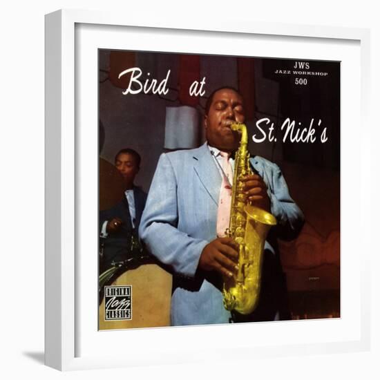 Charlie Parker, Bird at St. Nick's-null-Framed Art Print