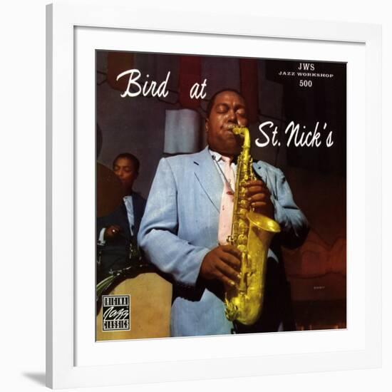 Charlie Parker, Bird at St. Nick's-null-Framed Art Print