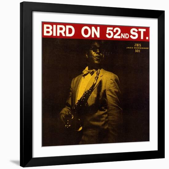 Charlie Parker - Bird on 52nd Street-null-Framed Art Print