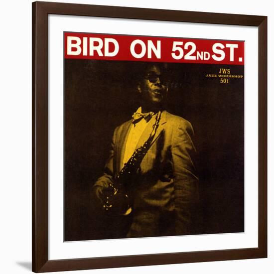 Charlie Parker - Bird on 52nd Street-null-Framed Art Print