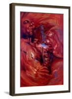 Charlie Parker: Bluebird-Shen-Framed Art Print