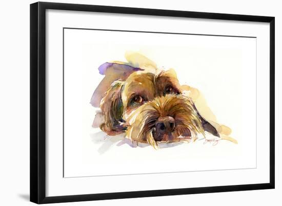 Charlie Portrait, 2015-John Keeling-Framed Giclee Print