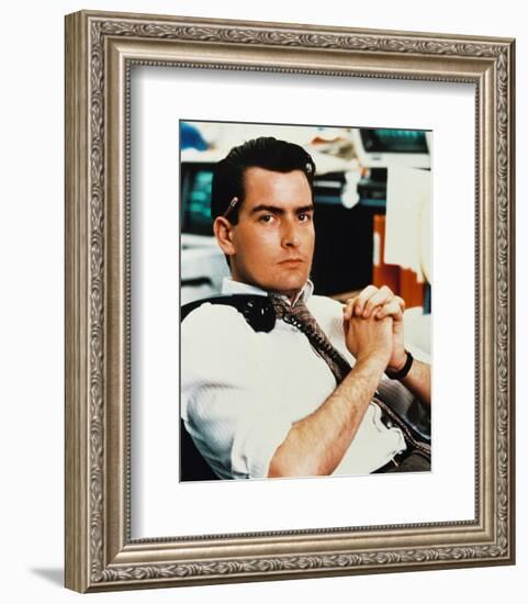 Charlie Sheen - Wall Street-null-Framed Photo