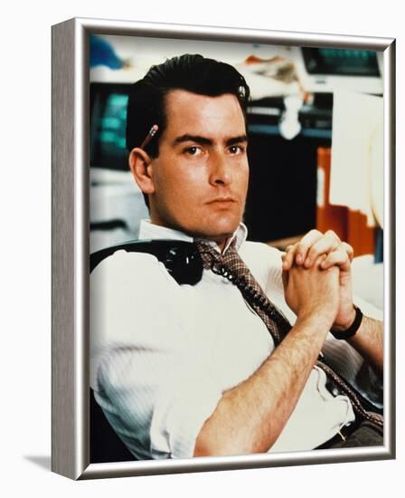 Charlie Sheen - Wall Street-null-Framed Photo