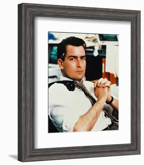 Charlie Sheen - Wall Street-null-Framed Photo