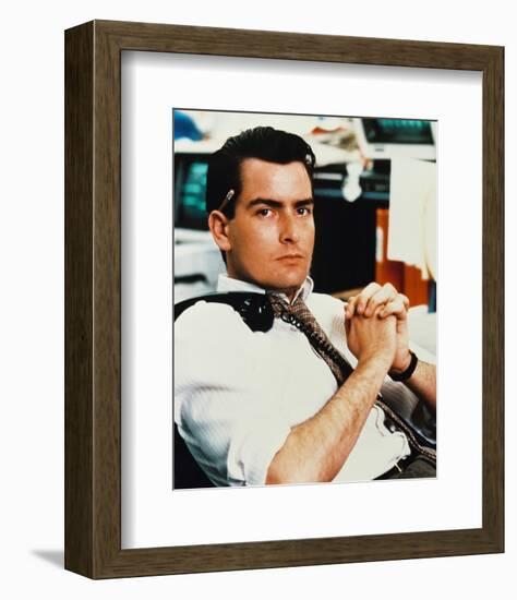 Charlie Sheen - Wall Street-null-Framed Photo