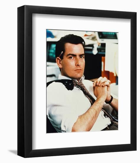 Charlie Sheen - Wall Street-null-Framed Photo