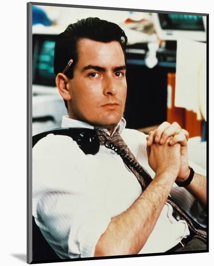 Charlie Sheen - Wall Street-null-Mounted Photo