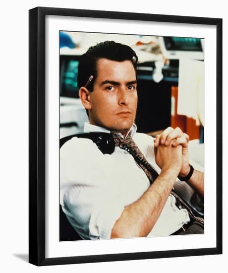 Charlie Sheen - Wall Street-null-Framed Photo