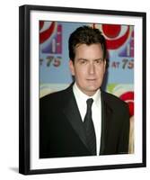 Charlie Sheen-null-Framed Photo