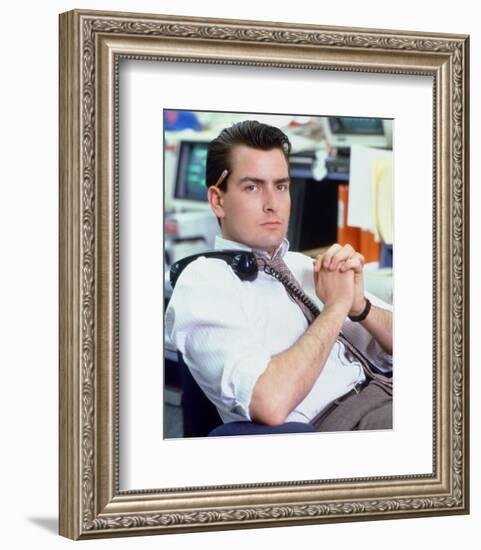 Charlie Sheen-null-Framed Photo