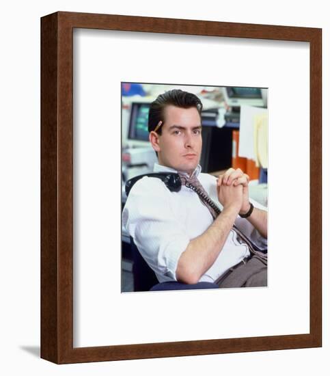 Charlie Sheen-null-Framed Photo