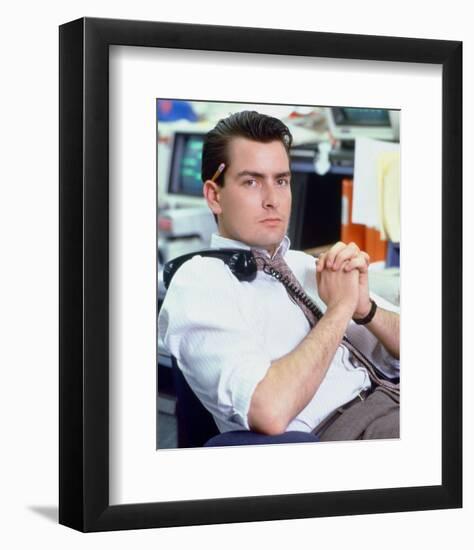 Charlie Sheen-null-Framed Photo