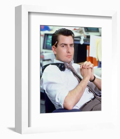 Charlie Sheen-null-Framed Photo