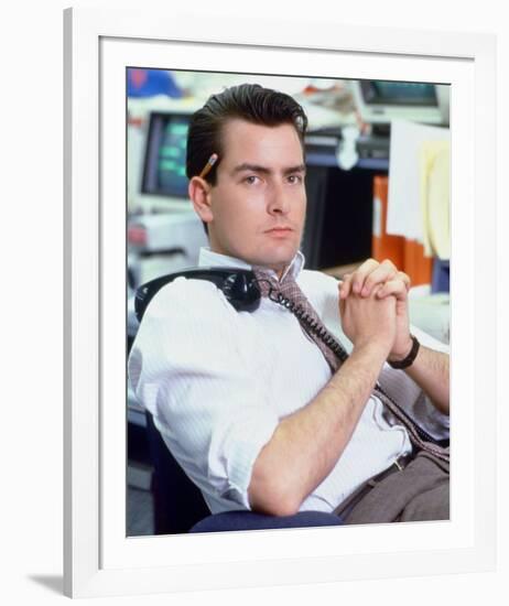 Charlie Sheen-null-Framed Photo