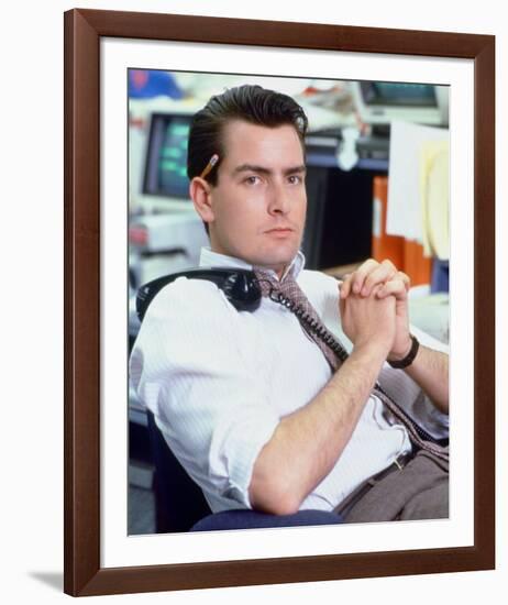 Charlie Sheen-null-Framed Photo