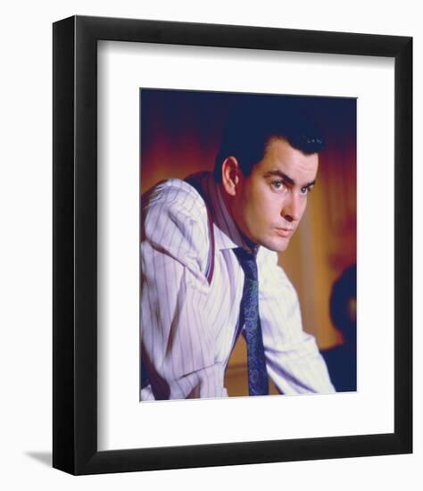 Charlie Sheen-null-Framed Photo