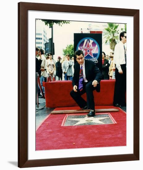 Charlie Sheen-null-Framed Photo