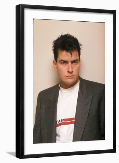 Charlie Sheen-null-Framed Photographic Print