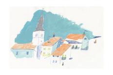 Summer Town-Charlotte Ager-Giclee Print