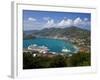 Charlotte Amalie and Cruise Ship Dock of Havensight, St. Thomas, U.S. Virgin Islands, West Indies-Gavin Hellier-Framed Photographic Print
