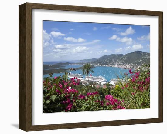 Charlotte Amalie, St. Thomas, U.S. Virgin Islands, West Indies, Caribbean, Central America-Angelo Cavalli-Framed Photographic Print