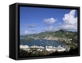 Charlotte Amalie, St. Thomas, Us Virgin Islands, Caribbean-Walter Bibikow-Framed Stretched Canvas