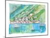 Charlotte Amalie View From Water with Boats-M. Bleichner-Mounted Art Print