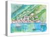 Charlotte Amalie View From Water with Boats-M. Bleichner-Stretched Canvas